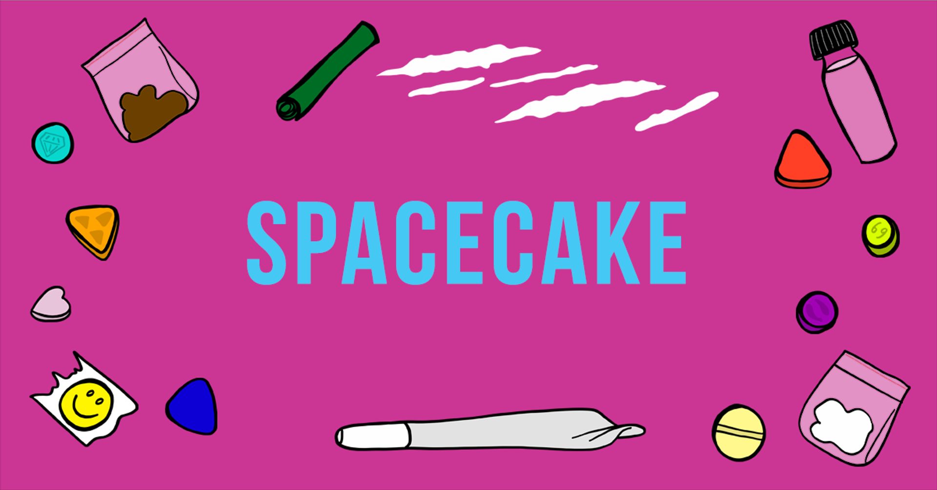 Spacecake - Seks and Drugs woordenboek - Spuiten en Slikken